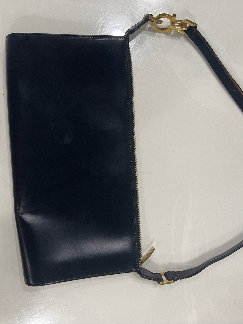 Salvatore Ferragamo Black Leather purse